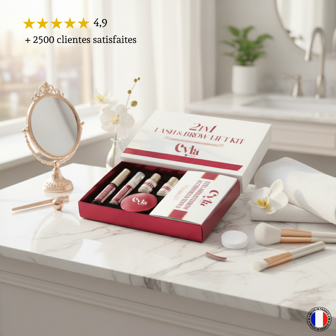 Kit rehaussement de cils - résultats immédiat, jusqu'à 8 semaines